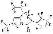 3-TRIFLUOROMETHYL-1-NONAFLUOROPENTANOYL-5-(HEPTAFLUORO-1-PROPYL)PYRAZOLE 结构式