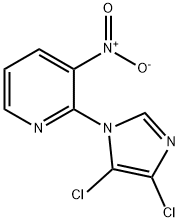 2-(4,5-DICHLORO-1H-IMIDAZOL-1-YL)-3-NITROPYRIDINE 结构式