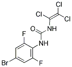 N-(4-BROMO-2,6-DIFLUOROPHENYL)-N'-(1,2,2-TRICHLOROVINYL)UREA 结构式