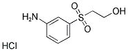 2-(3-AMINOPHENYLSULFONYL)ETHANOL HYDROCHLORIDE 结构式