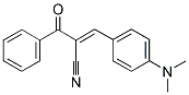 3-(4-(DIMETHYLAMINO)PHENYL)-2-(PHENYLCARBONYL)PROP-2-ENENITRILE 结构式