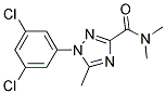 1-(3,5-DICHLOROPHENYL)-N,N,5-TRIMETHYL-1H-1,2,4-TRIAZOLE-3-CARBOXAMIDE 结构式