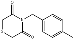 4-(4-METHYLBENZYL)-3,5-THIOMORPHOLINEDIONE 结构式