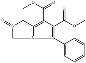 DIMETHYL 2-OXO-5-PHENYL-2,3-DIHYDRO-1H-2LAMBDA4-PYRROLO[1,2-C][1,3]THIAZOLE-6,7-DICARBOXYLATE 结构式