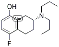 R(+)-5-FLUORO-8-HYDROXY-2-DIPROPYLAMINO-1,2,3,4-TETRAHYDRONAPHTHALENE HYDROCHLORIDE 结构式