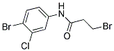 N1-(4-Bromo-3-chlorophenyl)-3-bromopropanamide 结构式