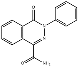 4-OXO-3-PHENYL-3,4-DIHYDRO-1-PHTHALAZINECARBOXAMIDE 结构式