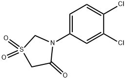 3-(3,4-DICHLOROPHENYL)-1LAMBDA6,3-THIAZOLANE-1,1,4-TRIONE 结构式