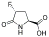 DL-TRANS-4-FLUORO-5-OXO-PYRROLIDINE-2-CARBOXYLIC ACID 结构式
