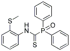 N-[2-(METHYLTHIO)PHENYL]OXO(DIPHENYL)PHOSPHORANECARBOTHIOAMIDE 结构式