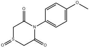4-(4-Methoxyphenyl)-1lambda4,4-thiazinane-1,3,5-trione 结构式