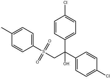 1,1-BIS(4-CHLOROPHENYL)-2-[(4-METHYLPHENYL)SULFONYL]-1-ETHANOL 结构式