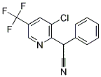 2-[3-CHLORO-5-(TRIFLUOROMETHYL)-2-PYRIDINYL]-2-PHENYLACETONITRILE 结构式