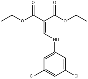 DIETHYL 2-[(3,5-DICHLOROANILINO)METHYLENE]MALONATE 结构式