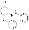1-(2-CHLOROPHENYL)-2-PHENYL-1,5,6,7-TETRAHYDRO-4H-INDOL-4-ONE 结构式
