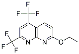 5,7-BIS(TRIFLUOROMETHYL)[1,8]NAPHTHYRIDIN-2-YL ETHYL ETHER 结构式