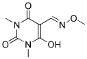 6-HYDROXY-1,3-DIMETHYL-2,4-DIOXO-1,2,3,4-TETRAHYDRO-5-PYRIMIDINECARBALDEHYDE O-METHYLOXIME 结构式