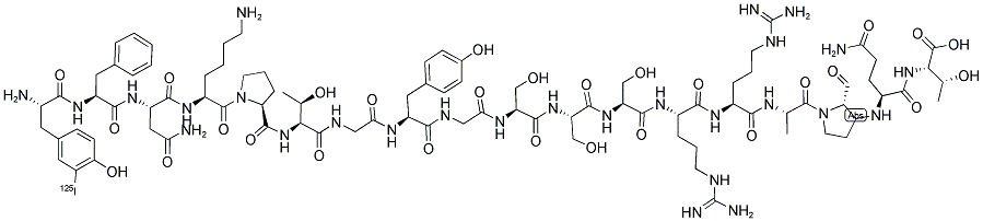 ([125I]-TYR)-IGF-I (24-41) 结构式