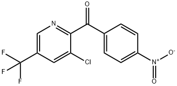 [3-CHLORO-5-(TRIFLUOROMETHYL)-2-PYRIDINYL](4-NITROPHENYL)METHANONE 结构式