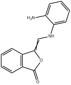 3-[(2-AMINOANILINO)METHYLENE]-2-BENZOFURAN-1(3H)-ONE 结构式