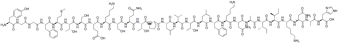 BETA-ENDORPHIN (1-27), CAMEL, BOVINE, OVINE 结构式