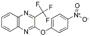 2-(4-NITROPHENOXY)-3-(TRIFLUOROMETHYL)QUINOXALINE 结构式