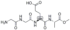 H-GLY-GLY-GLU-ALA-OME 结构式
