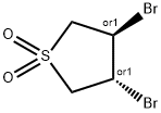 反式-3,4-二溴代环丁砜 结构式