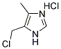 5-CHLOROMETHYL-4-METHYLIMIDAZOLE HCL 结构式