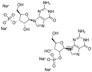 GUANOSINE-2'(3')-MONOPHOSPHATE DISODIUM SALT 结构式