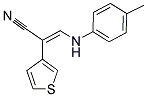 2-(3-THIENYL)-3-(4-TOLUIDINO)ACRYLONITRILE 结构式