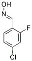 4-CHLORO-2-FLUOROBENZALDOXIME 结构式