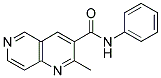 2-METHYL-N-PHENYL-1,6-NAPHTHYRIDINE-3-CARBOXAMIDE 结构式