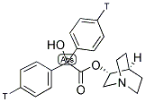 L-QUINUCLIDINYL BENZILATE, [BENZYLIC-4,4'-3H(N)] 结构式