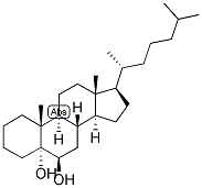 CHOLESTAN-5-ALPHA, 6-BETA-DIOL 结构式