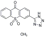 3-(1 H-TETRAZOL-5-YL)-9 H-THIOXANTHEN-9-ONE 10,10-DIOXIDE MONOHYDRATE 结构式