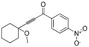 3-(1-METHOXY-CYCLOHEXYL)-1-(4-NITRO-PHENYL)-PROPYNONE 结构式