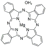 (PHTHALOCYANINATO)MAGNESIUM MONOHYDRATE 结构式