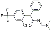 2-[3-CHLORO-5-(TRIFLUOROMETHYL)-2-PYRIDINYL]-N-[(DIMETHYLAMINO)METHYLENE]-2-PHENYLACETAMIDE 结构式