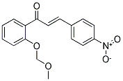 1-[2-(METHOXYMETHOXY)PHENYL]-3-(4-NITROPHENYL)PROP-2-EN-1-ONE 结构式