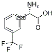 (S)-2-氨基-2-(3-(三氟甲基)苯基)乙酸 结构式