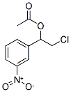 2-CHLORO-1-(3-NITROPHENYL)ETHYL ACETATE 结构式