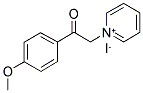 1-[2-(4-METHOXYPHENYL)-2-OXOETHYL]PYRIDINIUM IODIDE 结构式