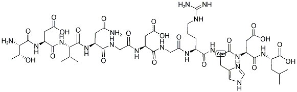 GLYCOPROTEIN IIB FRAGMENT (296-306) 结构式
