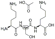 H-LYS-SER-LYS-OH ACOH 结构式