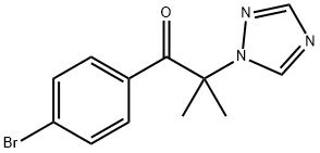 1-(4-BROMOPHENYL)-2-METHYL-2-(1,2,4-TRIAZOLYL)PROPAN-1-ONE 结构式