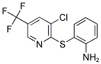 2-([3-CHLORO-5-(TRIFLUOROMETHYL)-2-PYRIDINYL]SULFANYL)ANILINE 结构式