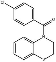 (4-CHLOROPHENYL)(2,3-DIHYDRO-4H-1,4-BENZOTHIAZIN-4-YL)METHANONE 结构式
