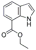 1H-INDOLE-7-CARBOXYLIC ACID ETHYL ESTER 结构式