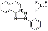 2-PHENYL-2H-[1,2,3,4]TETRAAZOLO[5,1-A]ISOQUINOLIN-4-IUM TETRAFLUOROBORATE 结构式